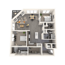 Traditional 2x2 1150-1325 SF 573 floor plan
